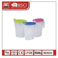 Hot-sell plastic water jug with lid(2L)